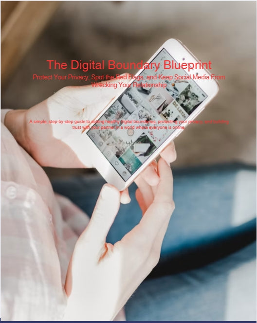 The Digital Boundary Blueprint" Subtitle: "Protect your privacy, spot the red flags,
